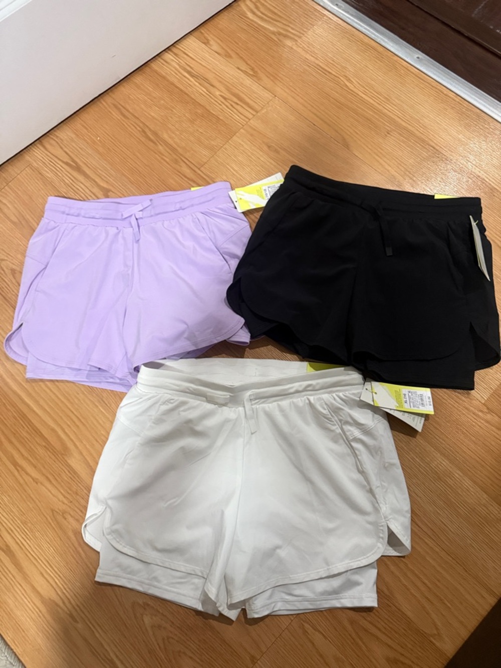 All in Motion S6/7,M8,XL-14,L-10-12GirlsMintHighRise 2 in 1 Gym Shorts NWT…66-56